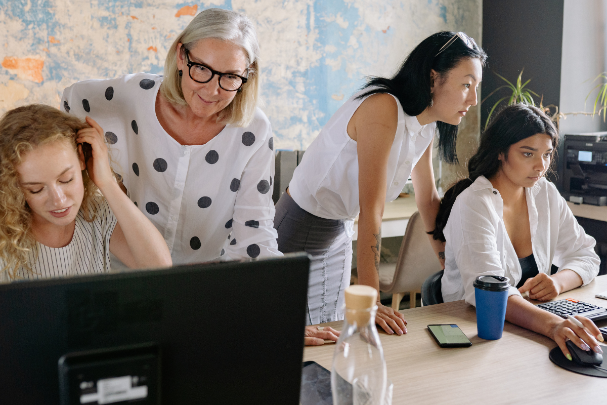 ChatGPT consulting team training and implementation session helping employees adopt AI tools effectively